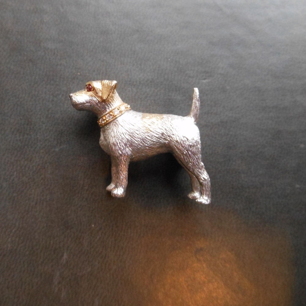 Jack Russell brooch from Scully & Scully